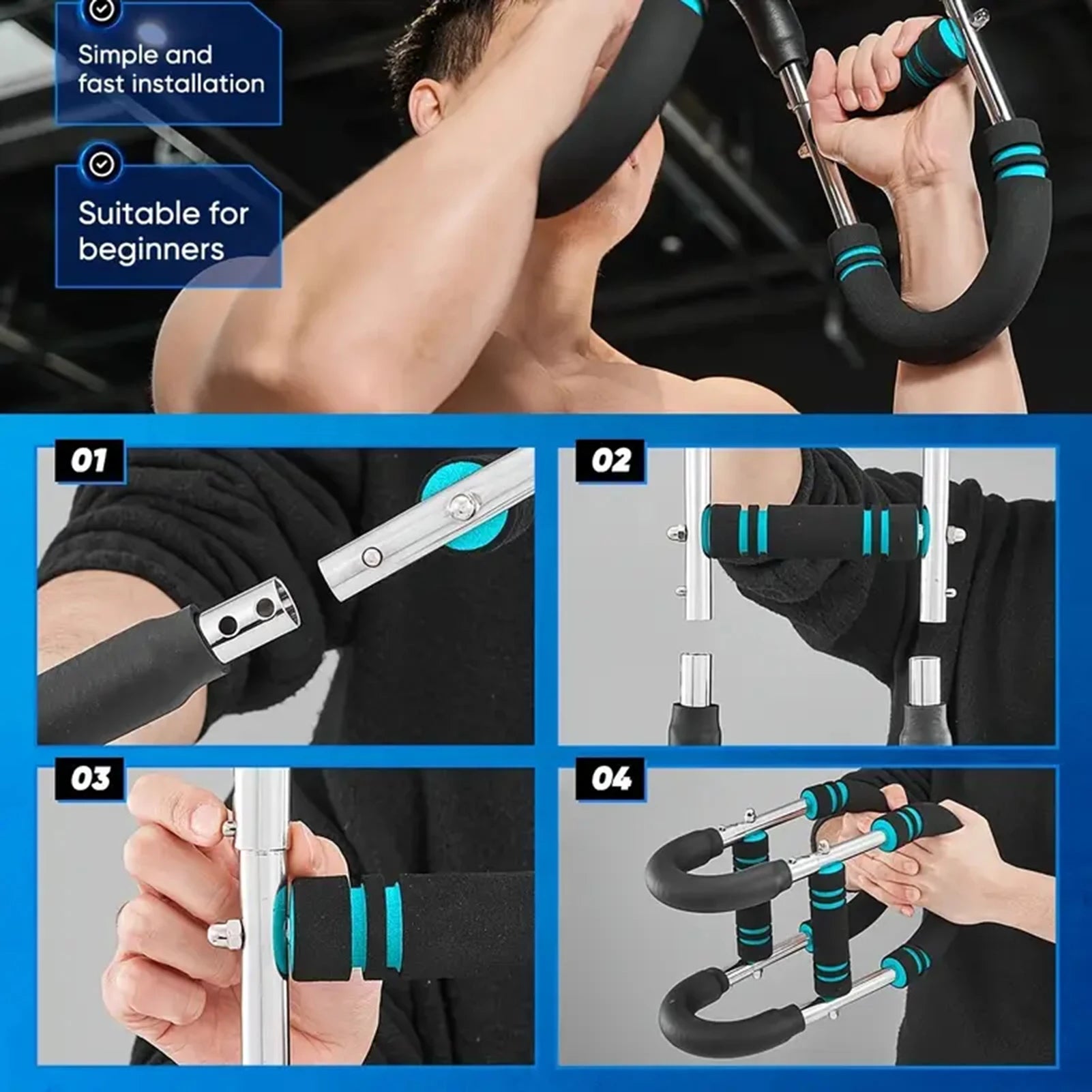 PowerTwist Adjustable Arm Trainer Home Gym