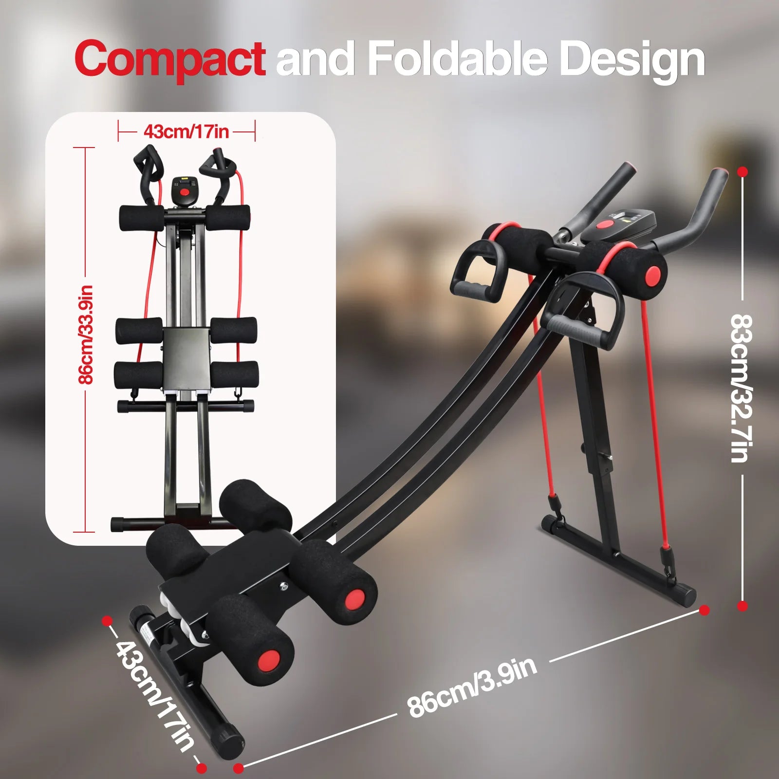 CoreSculpt Foldable Ab Trainer Pro